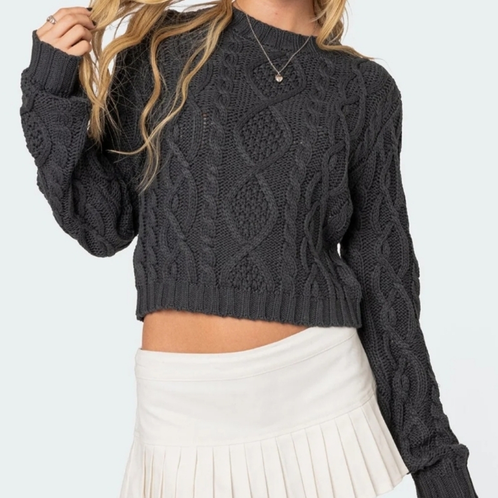 Edikted, M, Dark Gray Sweater